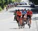 Sara POIDEVIN (Rally Cycling), Alison JACKSON (Team Canada/Twenty16 RideBiker) and Sara BERGEN (Trek Red Truck P/b Mosaic Homes) lead. 		CREDITS:  		TITLE:  		COPYRIGHT: